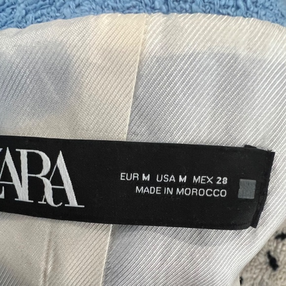 Frayed Edge Blue Women's Jacket - Picture 3 of 3